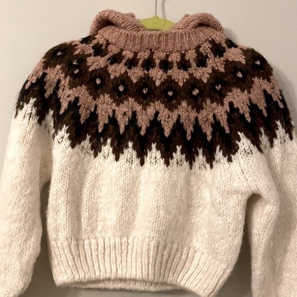 Zara Other - Zara kids tribal hooded sweater size 6